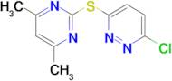 3-Chloro-6-[(4,6-dimethylpyrimidin-2-yl)thio]pyridazine