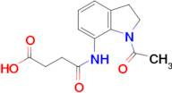 4-[(1-Acetyl-2,3-dihydro-1H-indol-7-yl)amino]-4-oxobutanoic acid