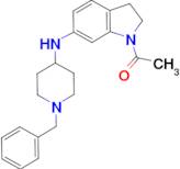 1-Acetyl-N-(1-benzylpiperidin-4-yl)-indolin-6-amine