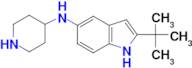 2-tert-Butyl-N-piperidin-4-yl-1H-indol-5-amine