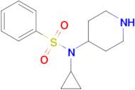 N-Cyclopropyl-N-piperidin-4-ylbenzenesulfonamide