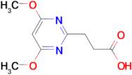 3-(4,6-Dimethoxypyrimidin-2-yl)propanoic acid