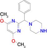 4,6-Dimethoxy-2-[phenyl(piperazin-1-yl)methyl]pyrimidine