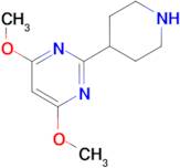 4,6-Dimethoxy-2-piperidin-4-ylpyrimidine