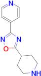 4-(5-Piperidin-4-yl-1,2,4-oxadiazol-3-yl)pyridine