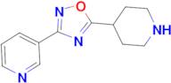 3-(5-Piperidin-4-yl-1,2,4-oxadiazol-3-yl)pyridine