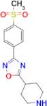 4-{3-[4-(Methylsulfonyl)phenyl]-1,2,4-oxadiazol-5-5-yl}-piperidine