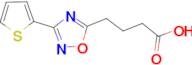 4-(3-Thien-2-yl-1,2,4-oxadiazol-5-yl)butanoic acid