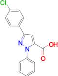 3-(4-Chlorophenyl)-1-phenyl-1H-pyrazole-5-carboxylic acid