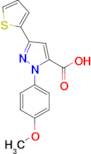 1-(4-Methoxy-phenyl)-3-thiophen-2-yl-1H-pyrazole-5-carboxylic acid