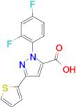 1-(2,4-Difluoro-phenyl)-3-thiophen-2-yl-1H-pyrazole-5-carboxylic acid