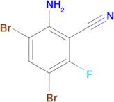 2-Amino-3,5-dibromo-6-fluorobenzonitrile