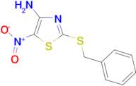 4-Amino-2-benzylthio-5-nitrothiazole