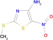 4-Amino-2-methylthio-5-nitrothiazole