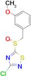 3-Chloro-5-(3-methoxybenzylsulfinyl)-1,2,4-thiadiazole