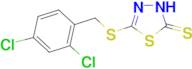 5-(2,4-Dichlorobenzylthio)-2-mercapto-1,3,4-thiadiazole