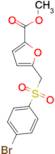 Methyl 5-(4-bromo-benzenesulfonylmethyl)-furan-2-carboxylate