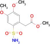 Methyl (4,5-dimethoxy-2-sulfamoylphenyl)acetate