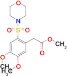 Methyl [4,5-dimethoxy-2-(morpholine-4-sulfonyl)-phenyl]-acetate