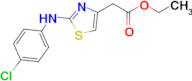 Ethyl 2-(4-(4-chlorophenylamino)-thiazolyl)acetate