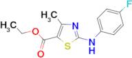 Ethyl 2-(4-fluoro-phenylamino)-4-methyl-thiazole-5-carboxylate