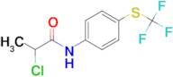 2-Chloro-N-(4-trifluoromethylsulfanyl-phenyl)-propionamide