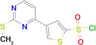 4-[2-(Methylthio)pyrimidin-4yl]thiophene-2-sulfonyl chloride