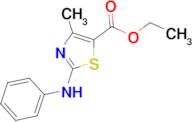 Ethyl 5-methyl-3-(phenylamino)-2,4-thiazolecarboxylate