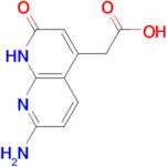 2-(7-Amino-2-hydroxy[1,8]naphthyridin-4-yl)-acetic acid