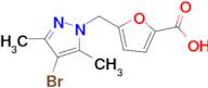 5-(4-Bromo-3,5-dimethyl-pyrazol-1-ylmethyl)-furan-2-carboxylic acid