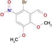 2-Bromo-5,6-dimethoxy-3-nitro-benzaldehyde