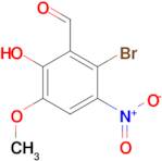 2-Bromo-6-hydroxy-5-methoxy-3-nitro-benzaldehyde