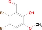 2,3-Dibromo-6-hydroxy-5-methoxy-benzaldehyde