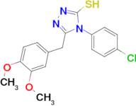 4-(4-Chloro-phenyl)-5-(3,4-dimethoxy-benzyl)-4H-[1,2,4]triazole-3-thiol