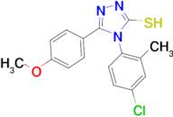 4-(4-Chloro-2-methyl-phenyl)-5-(4-methoxy-phenyl)-4H-[1,2,4]triazole-3-thiol