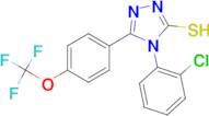 4-(2-Chloro-phenyl)-5-(4-trifluoromethoxy-phenyl)-4H -[1,2,4]triazole-3-thiol