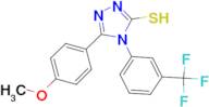 5-(4-Methoxy-phenyl)-4-(3-trifluoromethyl-phenyl)-4H-[1,2,4]triazole-3-thiol