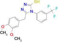 5-(3,4-Dimethoxy-benzyl)-4-(3-trifluoromethyl-phenyl)-4H-[1,2,4]triazole-3-thiol