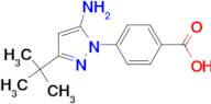 4-(5-Amino-3-tert-butyl-pyrazol-1-yl)-benzoic acid