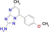 7-(4-Methoxy-phenyl)-5-methyl-[1,2,4]triazolo[1,5-a]pyrimidin-2-ylamine