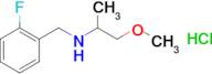 (2-Fluoro-benzyl)-(2-methoxy-1-methyl-ethyl)-aminehydrochloride