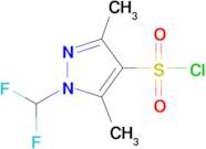 1-Difluoromethyl-3,5-dimethyl-1H-pyrazole-4-sulfonyl chloride