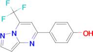 4-(7-Trifluoromethyl-pyrazolo[1,5-a]pyrimidin-5-yl)-phenol