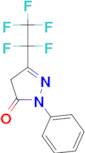 5-Pentafluoroethyl-2-phenyl-2H-pyrazol-3-ol