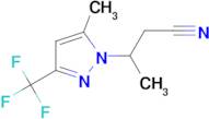 3-(5-Methyl-3-trifluoromethyl-pyrazol-1-yl)-butyronitrile