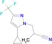 3-(5-Cyclopropyl-3-trifluoromethyl-pyrazol-1-yl)-2-methyl-propionitrile