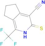 3-Thioxo-1-trifluoromethyl-3,5,6,7-tetrahydro-2H-[2]pyrindine-4-carbonitrile