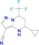 5-Cyclopropyl-7-trifluoromethyl-4,5,6,7-tetrahydro-pyrazolo[1,5-a]pyrimidine-3-carbonitrile