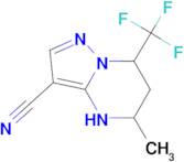 5-Methyl-7-trifluoromethyl-4,5,6,7-tetrahydro-pyrazolo[1,5-a]pyrimidine-3-carbonitrile