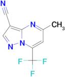 5-Methyl-7-trifluoromethyl-pyrazolo[1,5--a]pyrimidine-3-carbonitrile